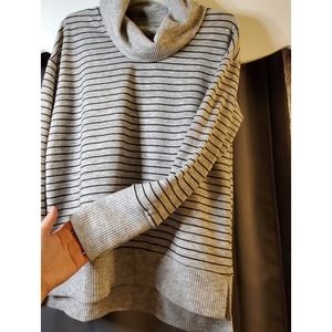 Liz Claiborne comfortably- sized cowl neck sweater